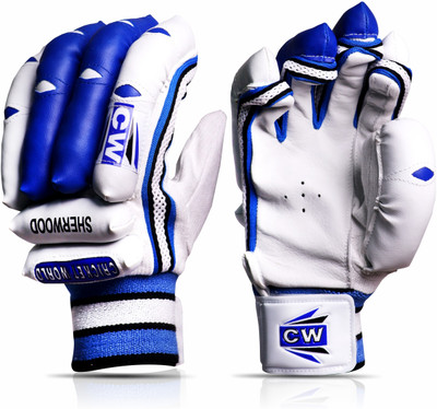 CW Sherwood Cricket Batting Gloves Right Hand Batting Gloves Men Gloves Blue Batting Gloves(Blue)