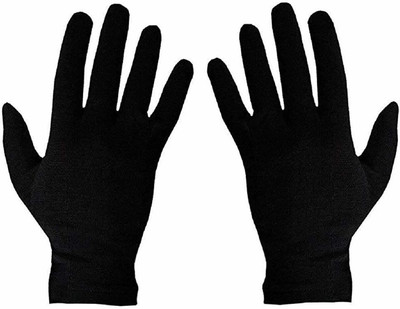 Lumicub Summer Cotton Sun Protection Gloves Cotton Hand Gloves for Bike Riding Gloves(Black)