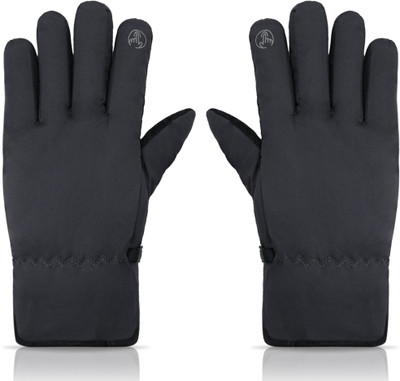 Aseenaa Winter Gloves for Men & Women with Touchscreen Finger Thermal Woolen Wear Unisex Driving Gloves(Grey)