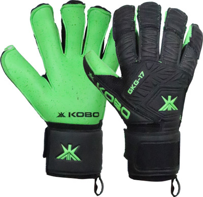 KOBO Football Goal Keeper Gloves Soccer (Size-8.5) Goalkeeping Gloves(Multicolor)