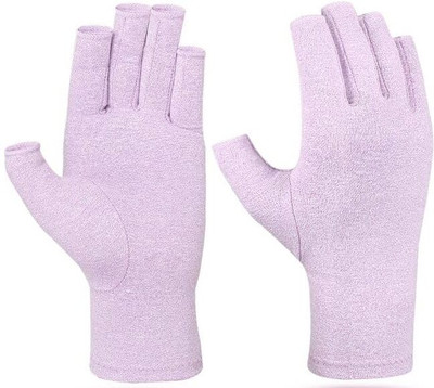 MOMISY Arthritis Gloves Women Men Hand Compression Gloves 1 Pair, Purple Large Gym & Fitness Gloves(Purple)