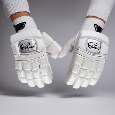 Prokyde Test Batting Gloves Wicket Keeping Gloves(White)