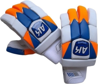 Aksports AK Sports Men’s Cricket Batting Gloves – Warrior | High Grip & Protection Batting Gloves(Blue, White)