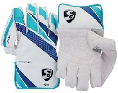 SG CLUB WICKET KEEPING GLOVES Wicket Keeping Gloves(White)