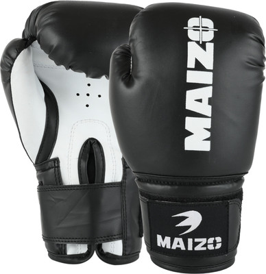 MAIZO Striker Training Gloves 6 Oz Boxing Gloves(Black, White)
