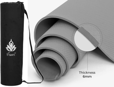 YFMAT EVA plus TPE Anti slip Eco Friendly 6 mm Yoga Mat