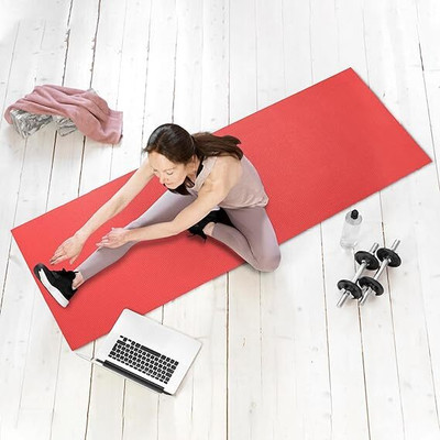 Govindika Men, Women & Kids ( All Types of Yoga & Meditation ) Red 4 mm Yoga Mat