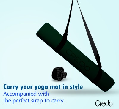 CREDO Yoga Mat Black 4 mm Yoga Mat