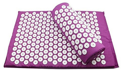 Grip Pillow Set for Back/Neck Pain Relief and Muscle Relaxation 12 mm Accupressure Mat