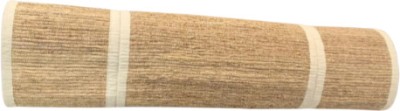 GEuniversal Natural Fibre Vetiver Yoga Mat Cotton Carry Bag Strap Free Brown 5 mm Yoga Mat