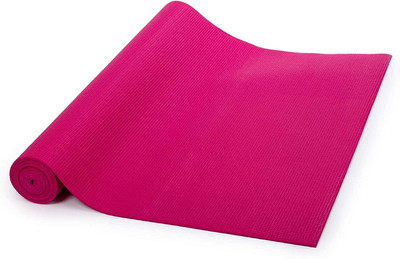 IRIS Fitness Heavy duty (weighs 900 grams) PVC Pink 4 mm Yoga Mat