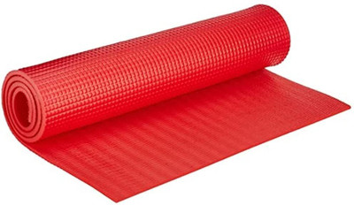 MANIKANT 4mm Premium EVA, Anti Skid, Home & Gym workout for Red 4 mm Yoga Mat 4 mm Yoga Mat