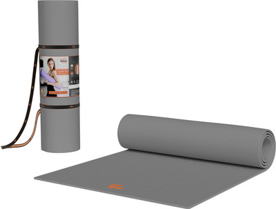 TYNOR Yoga Mat Eva, Grey, 8MM, 1 Unit Grey 8 mm Yoga Mat
