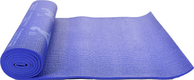 IRIS Fitness Printed Sun Salutation Yoga Mat (180 cm X 65 cm) Blue 6 mm Yoga Mat