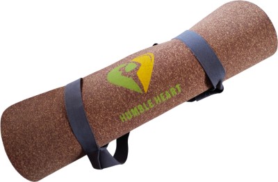 Humble Heart Cork & Natural Rubber Yoga Mat Brown 6 mm Yoga Mat