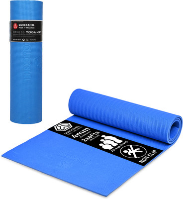 Quick Shel benefits yoga mat Blue 6 mm Yoga Mat