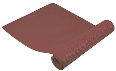 Yogaify EVA Anti Slip Home Gym Exercise Workout Fitness for Men Women Kids Brown 4 mm Yoga Mat