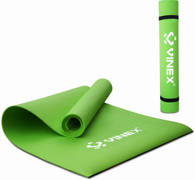 VINEX Vinex_Yoga Mat-ECOS for Women and Men Non-Slip Textured Extra Wide Green 4 mm Yoga Mat