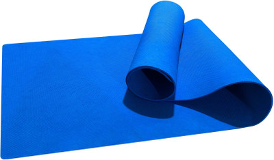 Bikauaa 4mm EVA Material Anti-Slip Foldable Yoga Mat for men and Women Blue 4 mm Yoga Mat