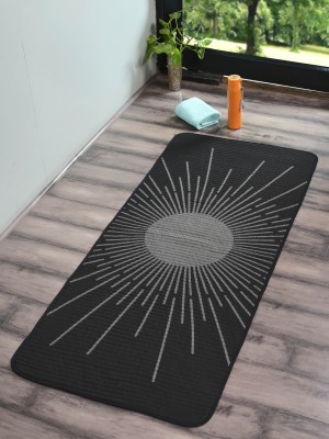 Saral Home SOS-1938-70x170-BLACK Black 1 mm Yoga Mat