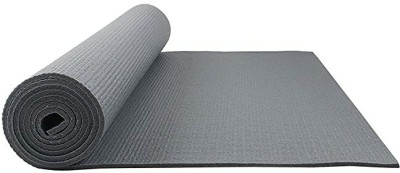 aaditex Yoga Mat with 4MM Anti Skid Yoga mat for Gym Workout Aerobics Exercise Grey 4 mm Yoga Mat