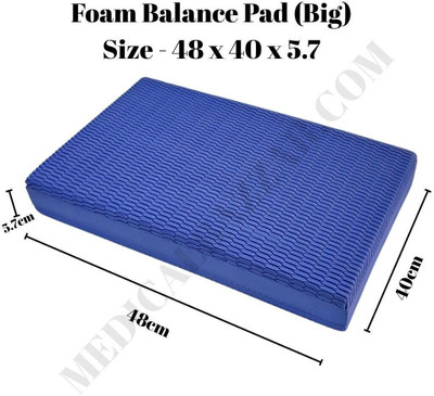 ACCO Exercise Balance Pad Non-Slip Cushioned Foam Mat Knee Pad for Yoga Blue 4 mm Yoga Mat