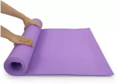 BLISSFLEX 4MM Yoga Mat For Boys and Girls / Sports Mat for Boys And Girls Black 4 mm Yoga Mat