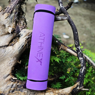 athnex Yoga Mat 4mm purple Purple 4 mm Yoga Mat