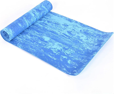 IRIS Premium 3mm Yoga Mat Non-Slip Lightweight & Eco-Friendly Blue 0.4 mm Yoga Mat