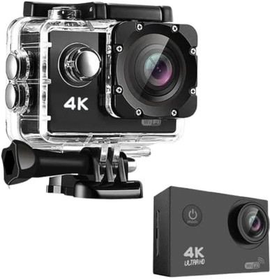 CGPRO SpeedHawk-654125 WATERPROOF NEW 4K ULTRA HD WIFI SPORTS AND ACTION CAMERA WITH ACCESSIORIES Sports and Action Camera(Black, 16 MP)