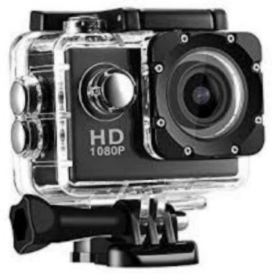 TYPDO MAX CAM HD CAMERA 1080P , 30 M 2 WATER PROOF SPORTS ACTION CAMERA, 16 MP, Sports and Action Camera(Black, 16 MP)