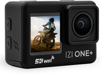 IZI ONE+ 5K Ultra HD 48MP Touch & WiFi Sports and Action Camera(Black, 48 MP)