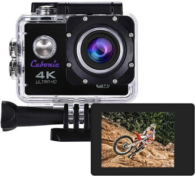 Cubonic Professional 4K Full HD WiFi 30M Waterproof Sports Action Camera Waterproof DV Camcorder 16MP Sports and Action Camera(Black, 16 MP)