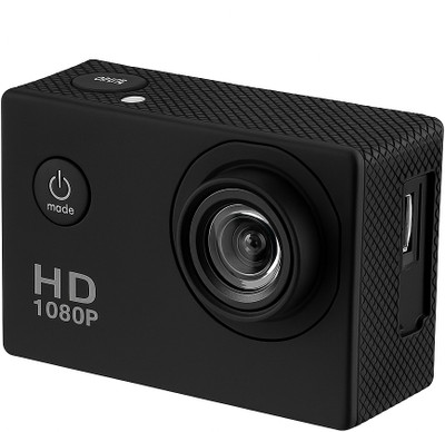 QGOPRQ Vision 2K Cam Waterproof Sports Action Camera with WiFi and 170° Wide View Recording Sports and Action Camera(Black, 12 MP)