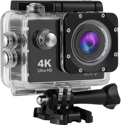 Bloom Sports Action camera 4k Ultra HD 20MP Wifi 30M Waterproof Action Camera Sports DV Camcorder Sports and Action Camera(Black, 16 MP)