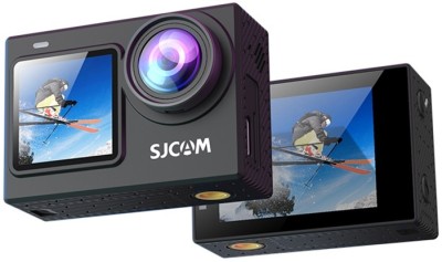 SJCAM SJ6 PRO 4K 60fps Dual Touch Screen | C-TYPE Microphone 6-axis gyro stabilization Sports and Action Camera(Black, 24 MP)