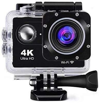 Psithurism 4k action camera 4k action camera Sports and Action Camera(Black, 1080 MP)