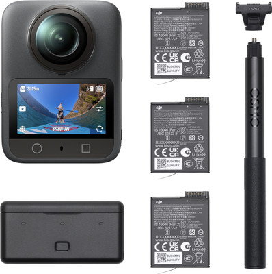 dji Osmo 360 Adventure Combo Sports and Action Camera(Black, 120 MP)