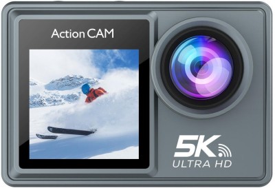 Techdash ACTION CAMERA 5K Waterproof Camera Sports and Action Camera(Black, 16 MP)