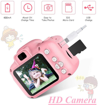 AVOIHS Gift toys High Pixel HD Recording Selfie Timer Photography Gift Kids Girls Boys Toy Camera Sports and Action Camera(Multicolor, 8 MP)