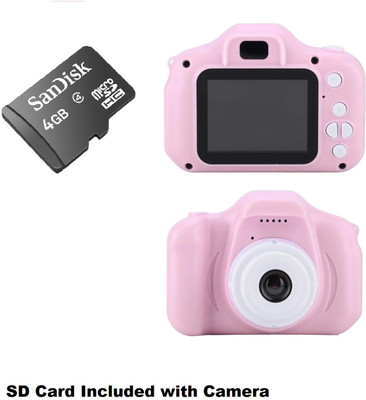 MY BABY LOVE A PERFECT CARE Kids Digital Camera with Full HD 1080P Video, Web Cam Function Camera for Kids for taking photo Sports and Action Camera(Pink, 2 MP)