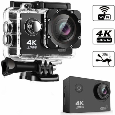 PixelTech 4K Action camera Action Camera 4k20MP Wifi 30M Waterproof Action Camera Sports DV Camcorder Sports and Action Camera(Black, 20 MP)