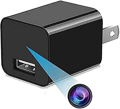 SIOVS SECURITY CAMERA Plug Wall Charger Camera Mini HD 1080P Spy Hidden USB Spy Cam Sports and Action Camera(Black, 12 MP)