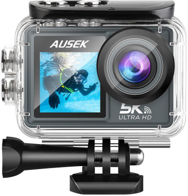 CLEGO action camera 5K Waterproof Camera Sports and Action Camera(Black, 16 MP)