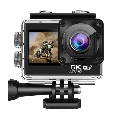 Techdash action camera 5K 30FPS 48MP WiFi Ultra HD Sports Action Camera Sports and Action Camera(Black, 12 MP)