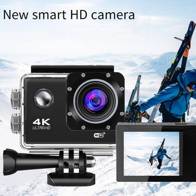 iCam Professional 4K Action camera Vlogging 4k & mini vlogging Action Camera 4k Sports DV Camcorder Sports and Action Camera(Beige, 20 MP)