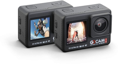 DIGITEK GoCAM DAC-101 5K 30FPS WiFi Ultra HD with 6-Axis Gyro EIS Stabilization 150° WideAngle Sports and Action Camera(Black, 48 MP)