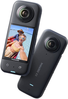 Insta360 Action Camera X3 Sports and Action Camera(Black, 72 MP)