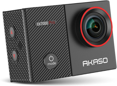 Akaso EK7000 Pro 4K Ultra HD, Adjustable Angle, Touch Screens, Time Lapse, EIS Sports and Action Camera(Black, 20 MP)