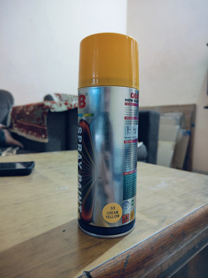 CUBE deep yellow Spray Paint 1 ml(Pack of 1)